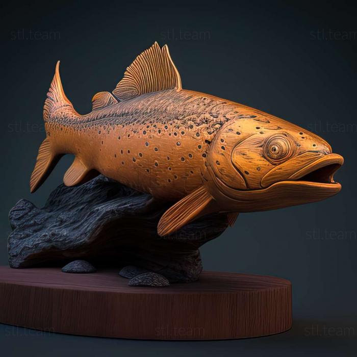 3D модель Salmo pelagonicus (STL)